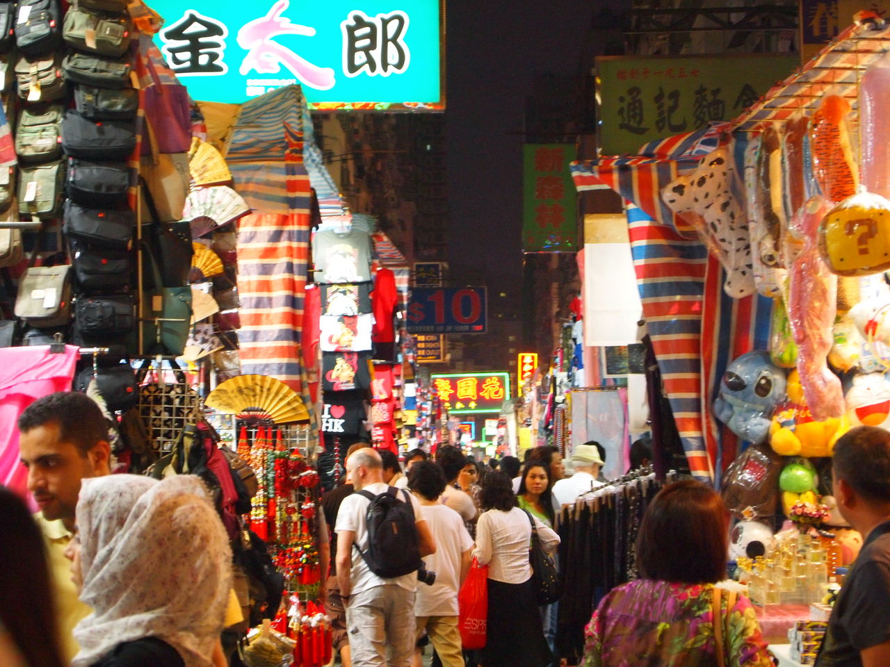 香港女人街の夜景 写真素材 [ 7155704 ] - フォトライブラリー photolibrary