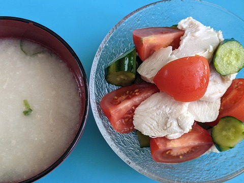 手作りのサラダチキン（とりはむ）