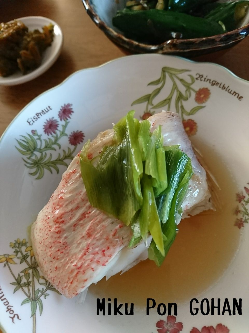 赤魚の白だしさっと煮 ミクぽんのご飯記録 赤魚の白だしさっと煮 ミクぽんのご飯記録