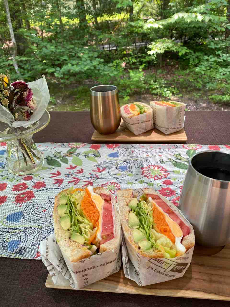 北軽井沢 六花 のレインボーサンドイッチ Mikumamaの食べ歩記