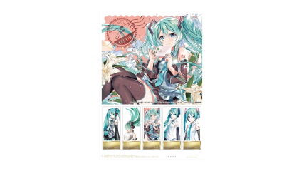 初音ミクさんのオルゴール付フレーム切手セット