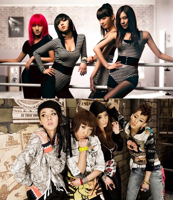 miss A & 2NE1