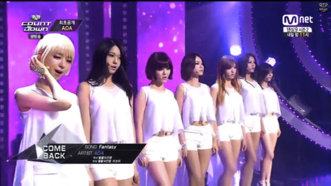 Aoa Mカウントダウンで Short Hair を初披露 ぱんちゃぱんちゃ