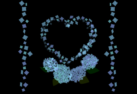 サンプルあじさいイラスト素材