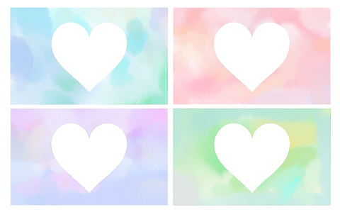 480水彩風白抜き4種