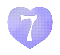 手描き数字イラスト素材7