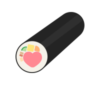 ピンクハート恵方巻