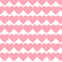 ピンクハートのシームレスパターン