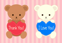 200メッセージテディベア