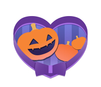 ハロウィンフリーイラストかぼちゃ