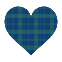 青と緑のタータンチェックハート.png