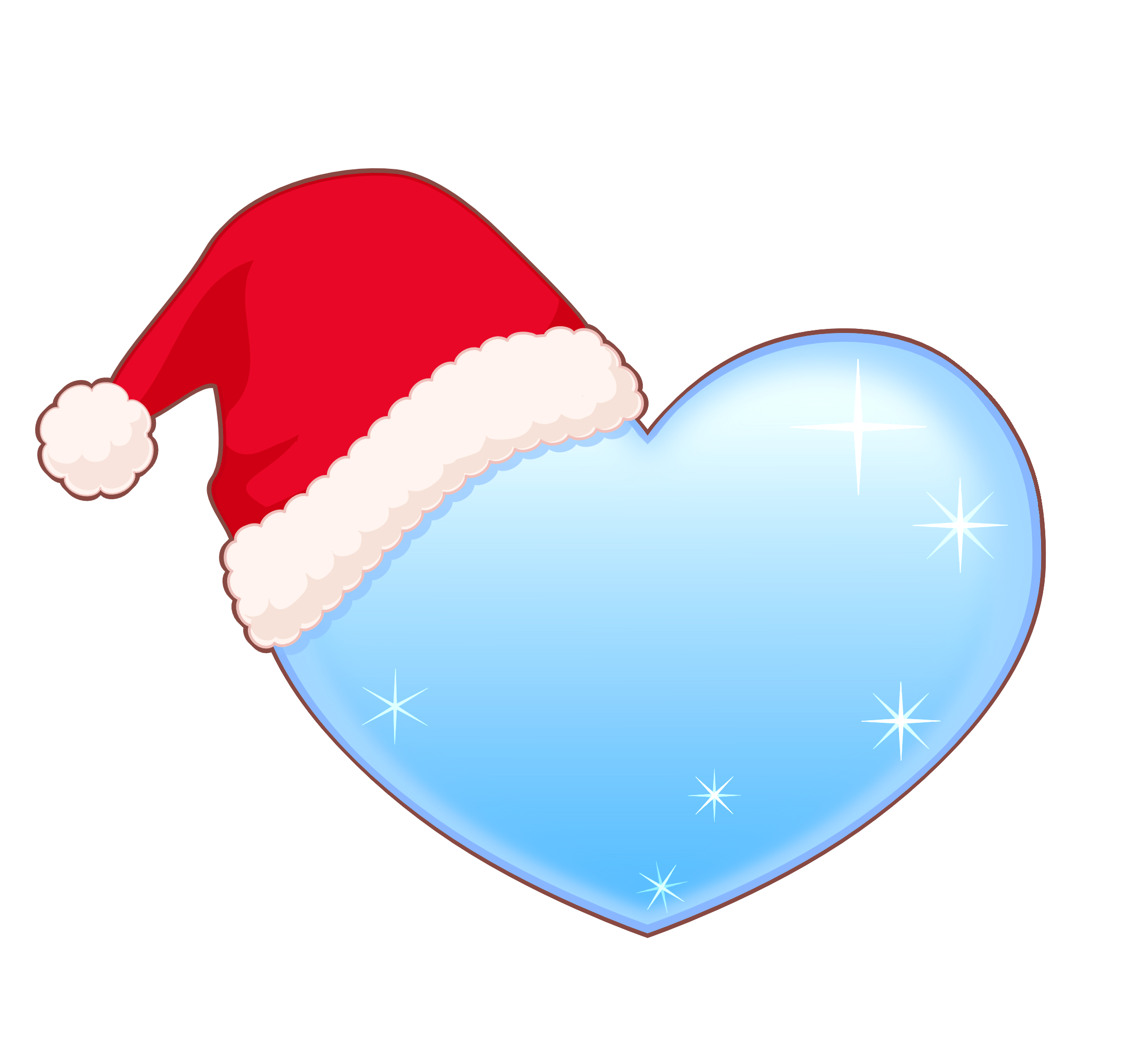 フリー素材 サンタ帽子とハートのイラスト ハートの素材屋 フリー素材 サンタ帽子とハートのイラスト ハートの素材屋