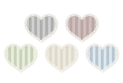 480ストライプハートくすみカラー5色