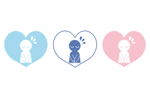 ごめんなさいハート3色