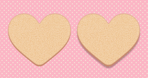 透過こるくハート見本