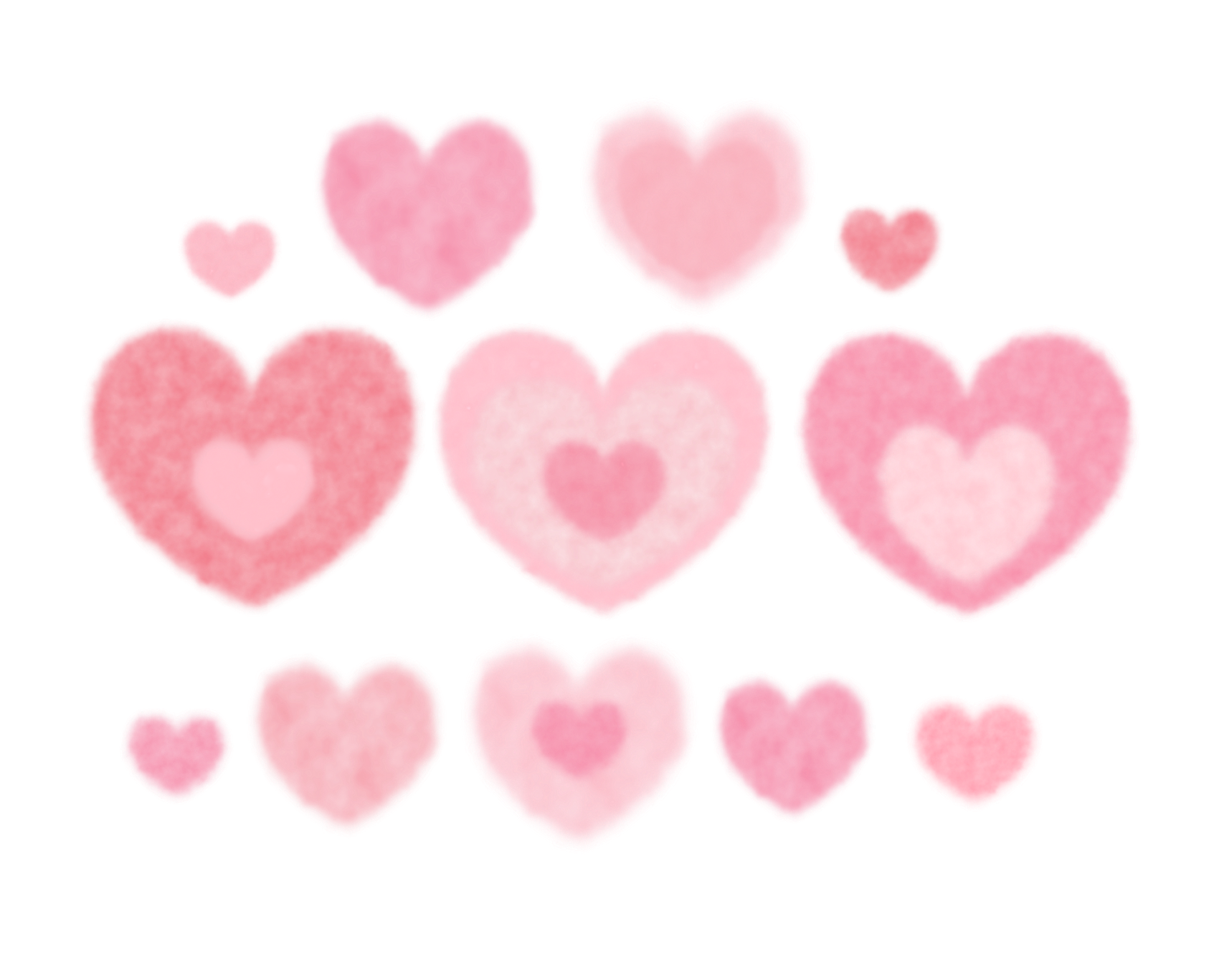 ほわほわの素朴なピンクハート ハートの素材屋 ほわほわの素朴なピンクハート ハートの素材屋