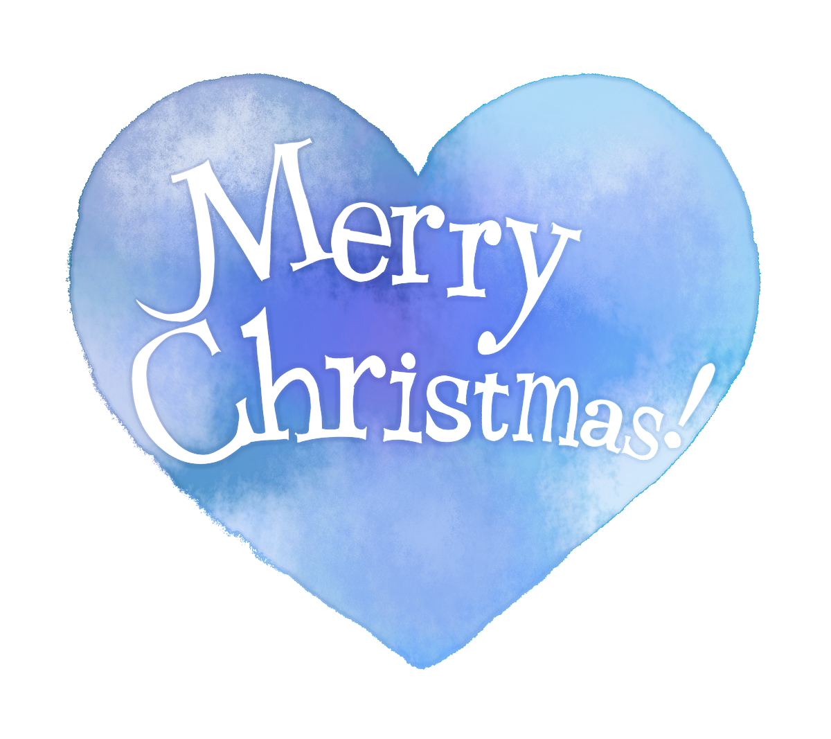 メリークリスマスの手書き文字が入った水彩風ハート素材 ハートの素材屋 メリークリスマスの手書き文字が入った水彩風ハート素材 ハートの素材屋