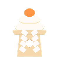 鏡餅のイラストフリー素材