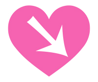 ななめ右下向き