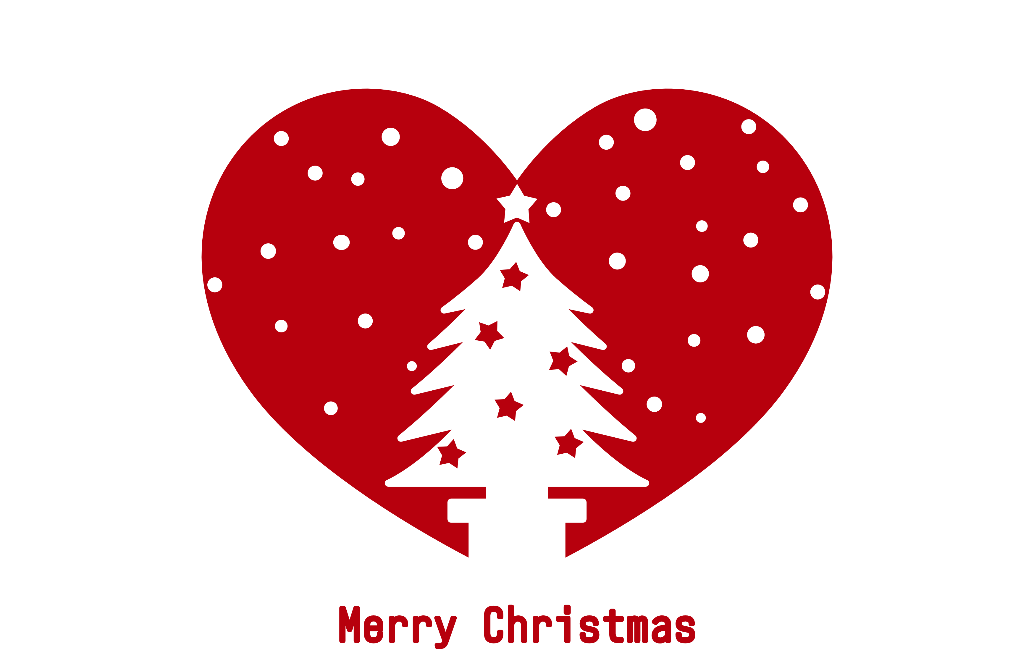 フリーイラスト素材 クリスマスツリーのシルエットハート ハートの素材屋 フリーイラスト素材 クリスマスツリーのシルエットハート ハートの素材屋