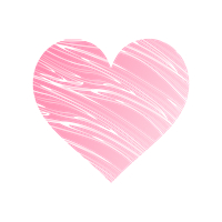 斜め模様ハートピンクから白のグラデーション