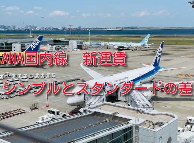 ANA国内線、シンプルとスタンダードの運賃差は？