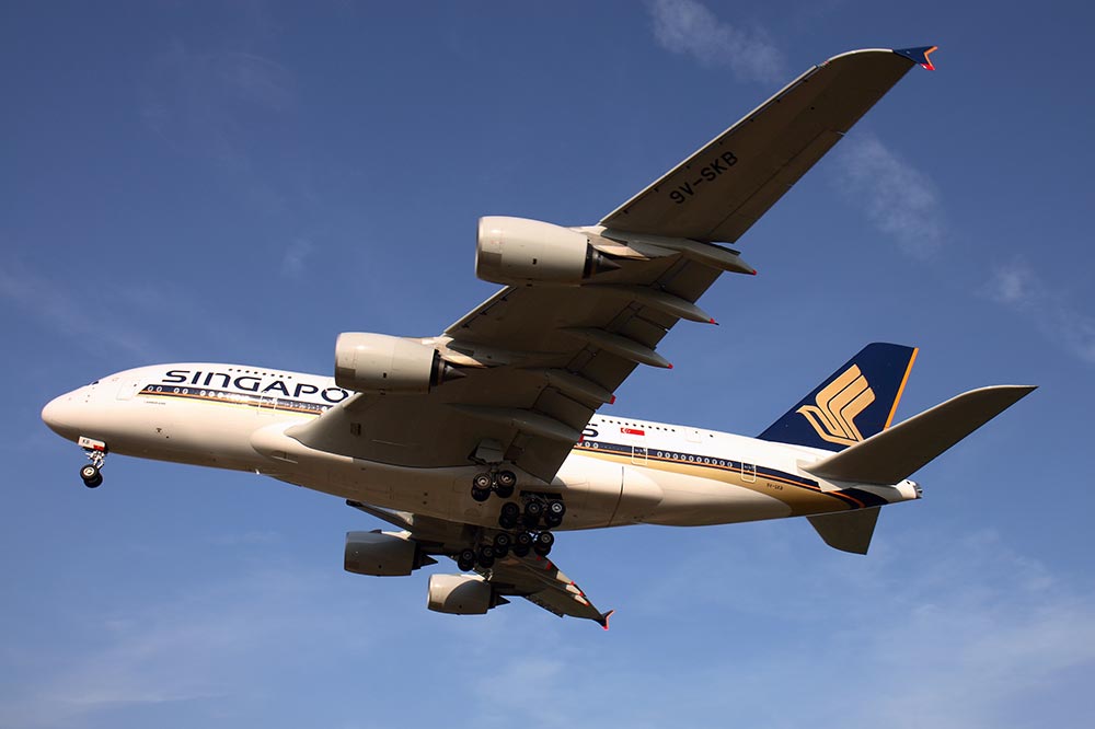 シンガポール航空 A380新仕様ビジネスクラス利用可能　コロンボ発券成田往復が安い