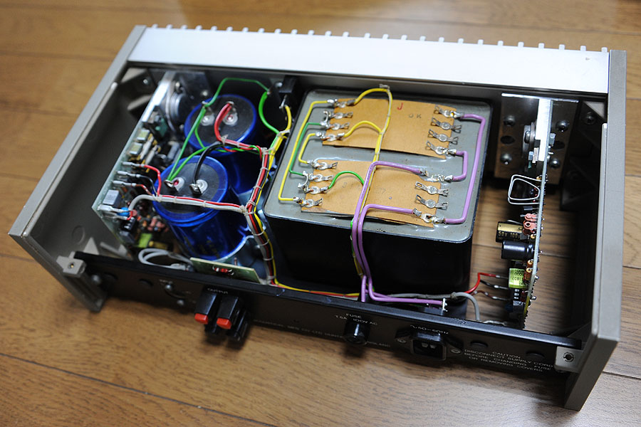 QUAD405パワーアンプをリペアする : Jazz工房Nishimuraの徒然 QUAD405パワーアンプをリペアする : Jazz工房Nishimuraの徒然