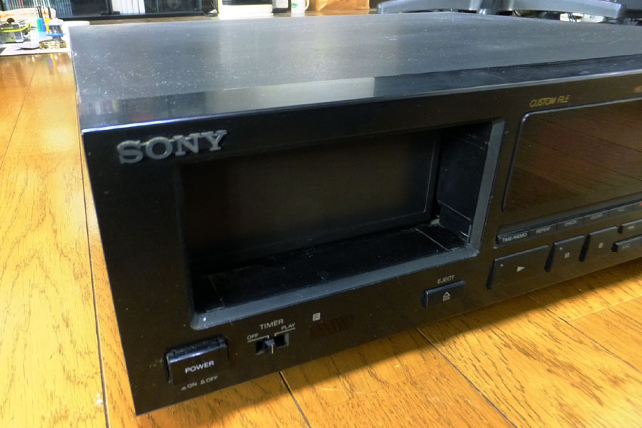 SONY 10連装CDプレーヤー、CDP-C910の修理復活 : Jazz工房 SONY 10連装CDプレーヤー、CDP-C910の修理復活 : Jazz工房