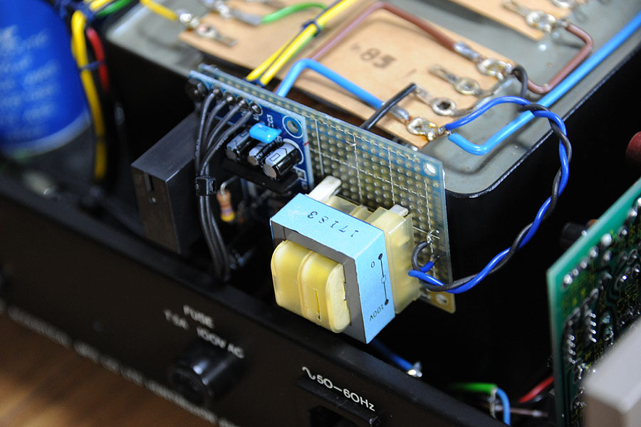 QUAD405パワーアンプ、スピーカー保護回路追加リペア！！ : Jazz工房