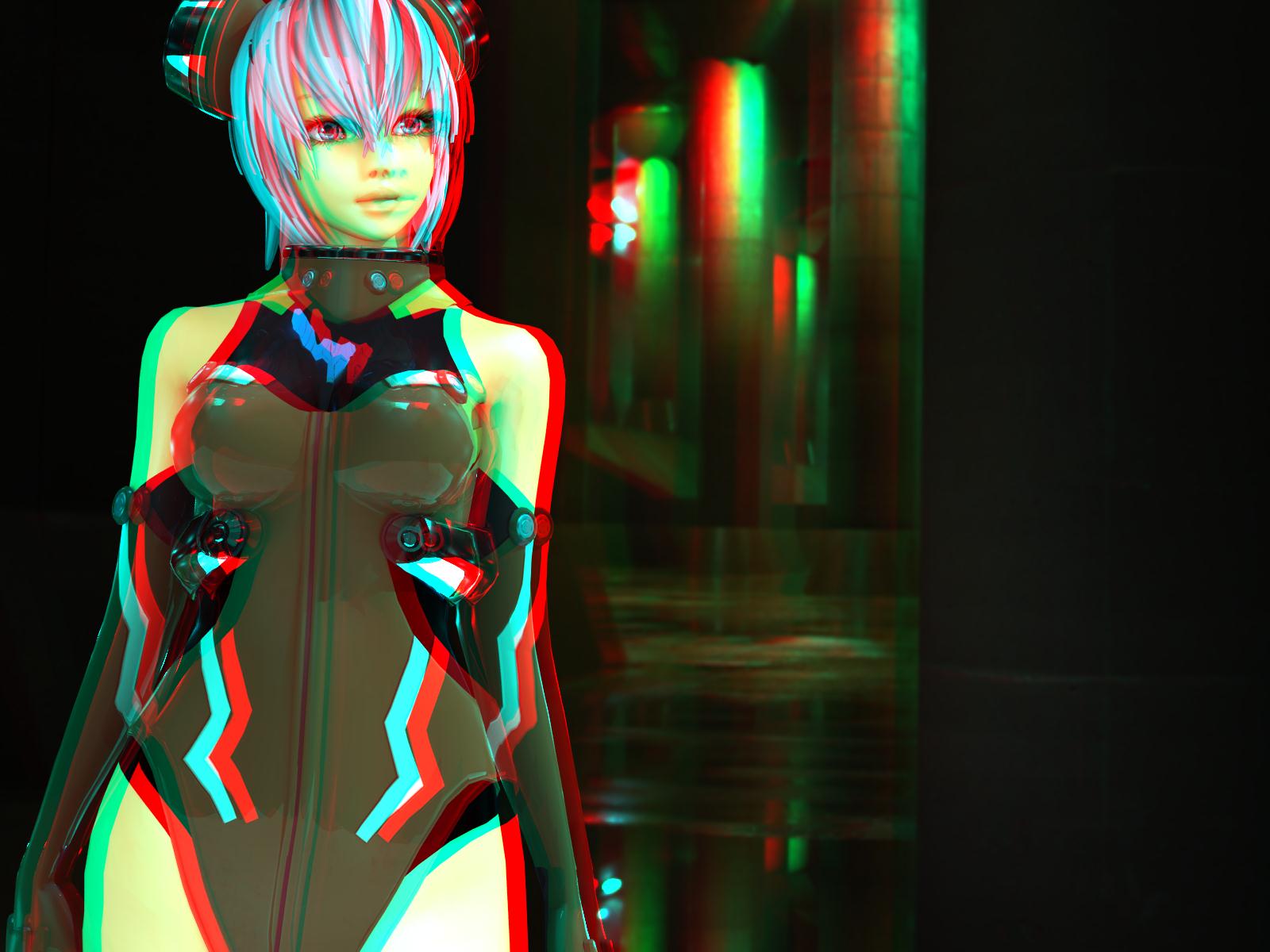 Shade 12 Basic』で立体視 : Shade 12 Basic』で立体視 :