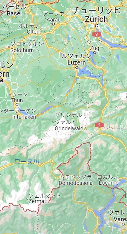 スイス地図 2