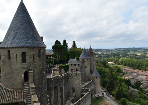 コンタル城からの眺め