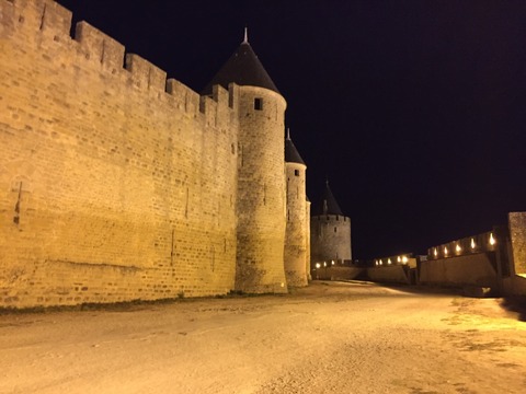 ライトアップのコンタル城２