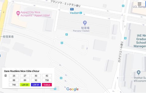 ヴァウヴァンエズ村行きバス