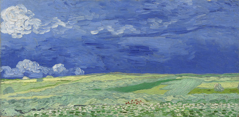 荒れ模様の空の麦畑vangoghmuseum-s0106V1962-800