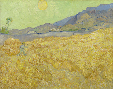 刈り人のいる日の出の麦畑vangoghmuseum-s0049V1962-800