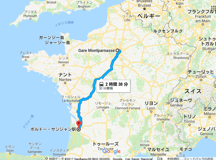 ボルドーからパリへ 個人旅行大好き 村山さんちの家族旅行記