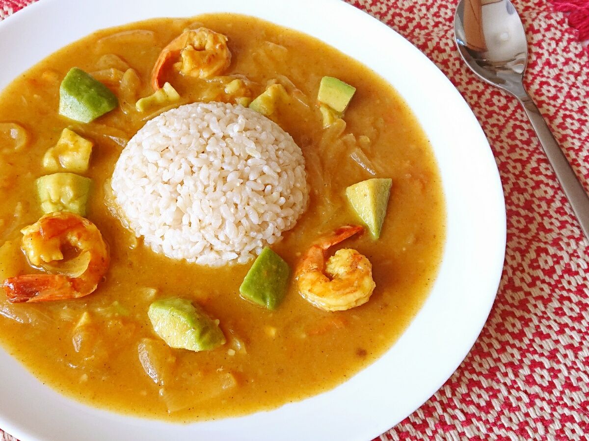 S Bカレー粉 でカレーライス 河童のゆらり