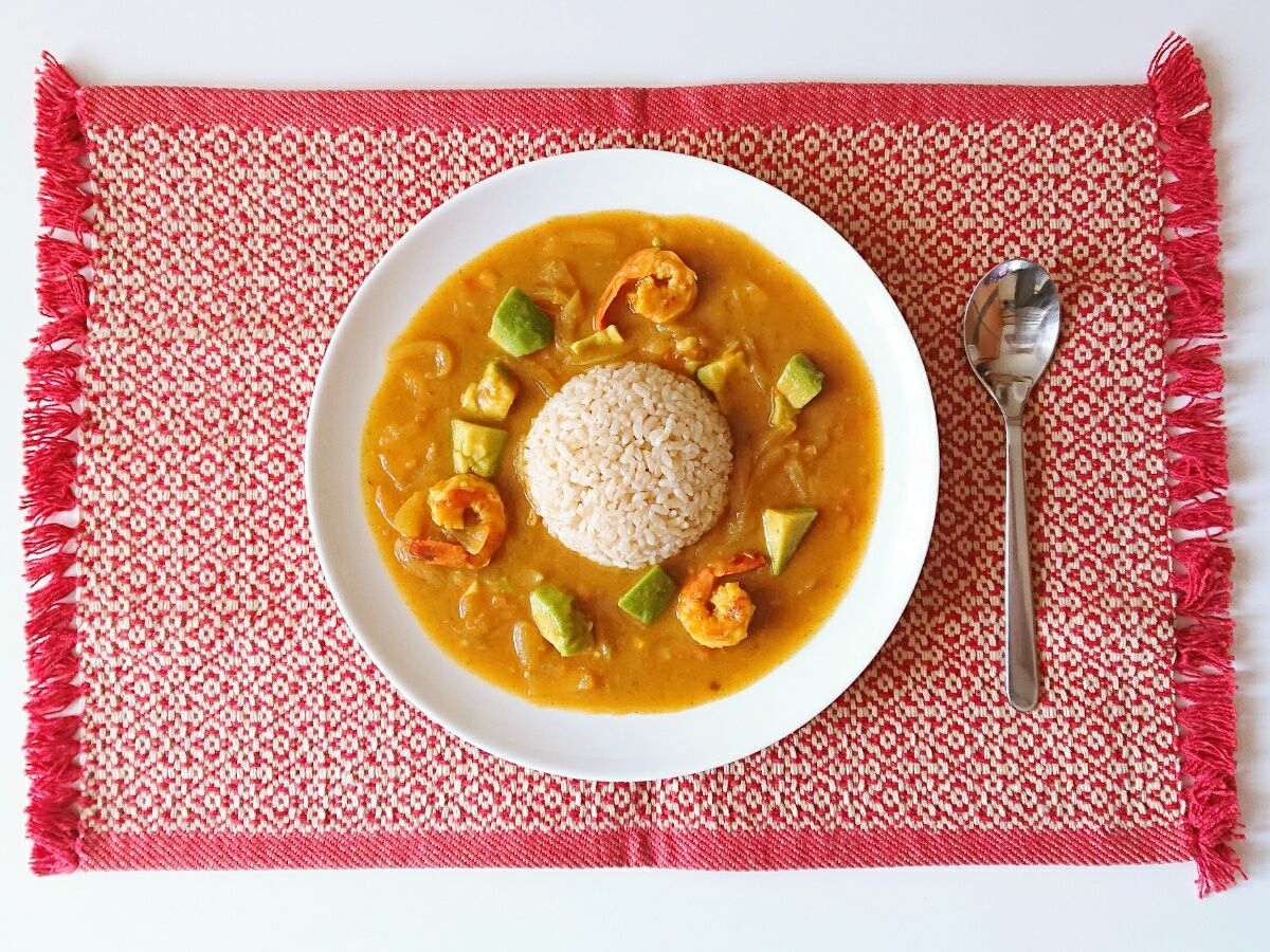 S Bカレー粉 でカレーライス 河童のゆらり