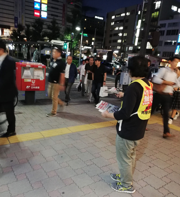 国会開会街宣tokushima