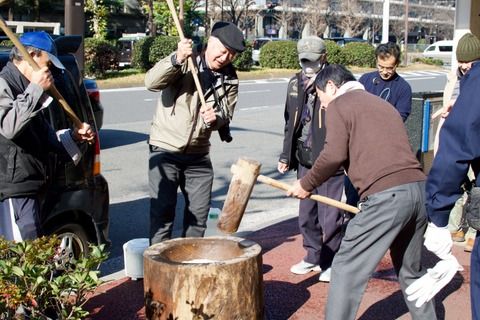 餅つき