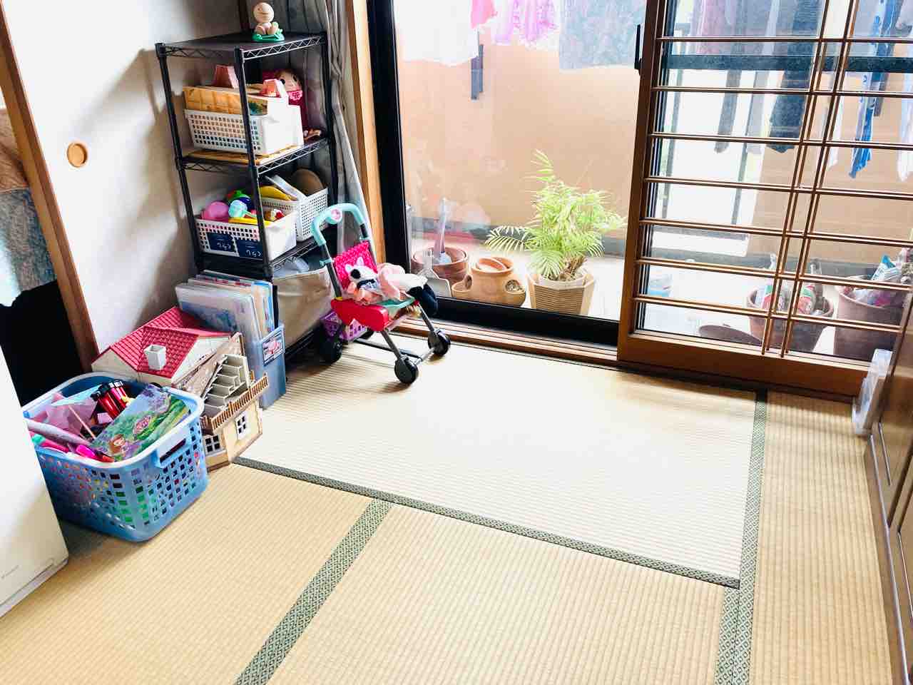 お金をかけずに模様替え 4歳おもちゃと絵本収納 おひとりさま 高齢シンママの徒然