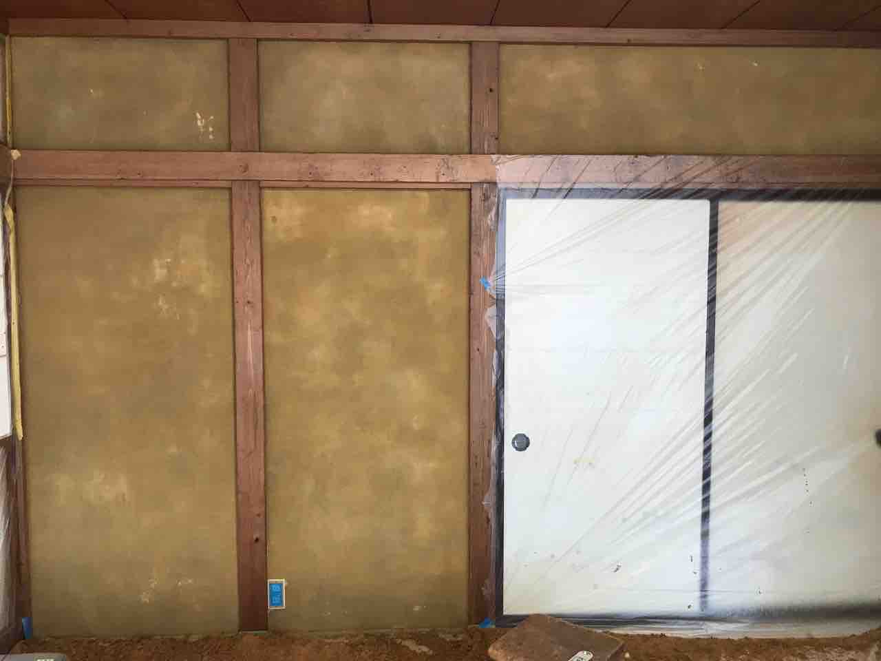 diy 砂壁から漆喰へ 砂壁剥がし 養生はきちんとしましょう koya日記 diy 砂壁から漆喰へ 砂壁剥がし 養生はきちんとしましょう koya日記