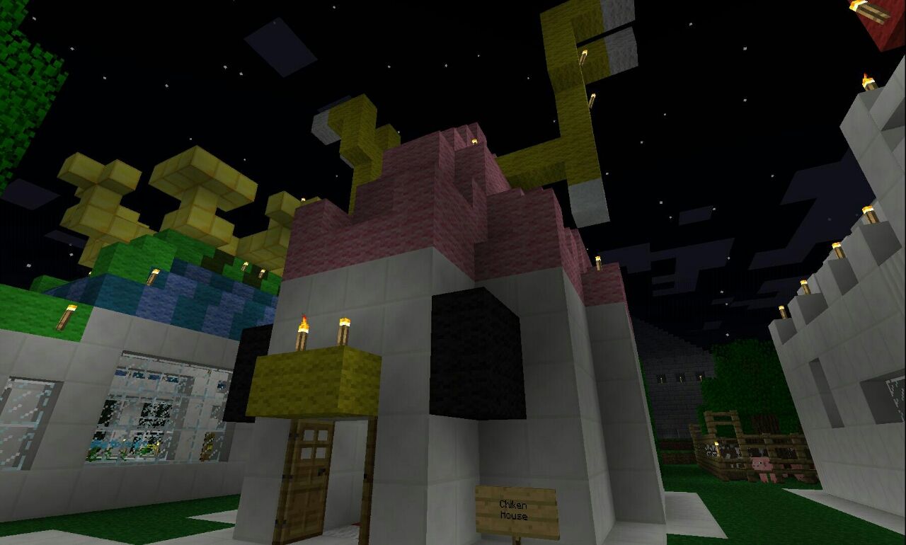 ニワトリ ハウス 初めてのマインクラフト Pe ニワトリ ハウス 初めてのマインクラフト Pe
