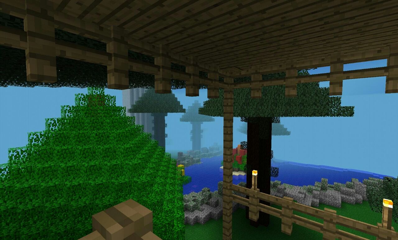 初めてのツリーハウス 初めてのマインクラフト Pe 初めてのツリーハウス 初めてのマインクラフト Pe