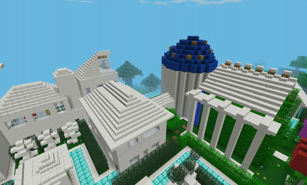 神殿兼モーテル兼駅2 初めてのマインクラフト Pe