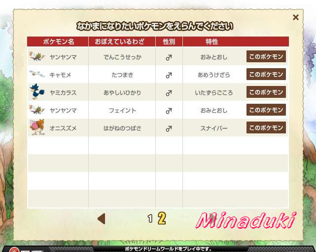 ポケモン とびだせ どうぶつの森 便り