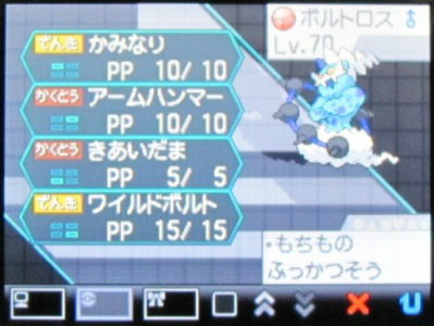 ボルトロス トルネロス とびだせ どうぶつの森 便り