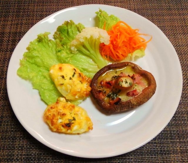 またまた水曜日もまとめ記事 どんこ椎茸のガーリックバター焼き 水は方円の器に随う